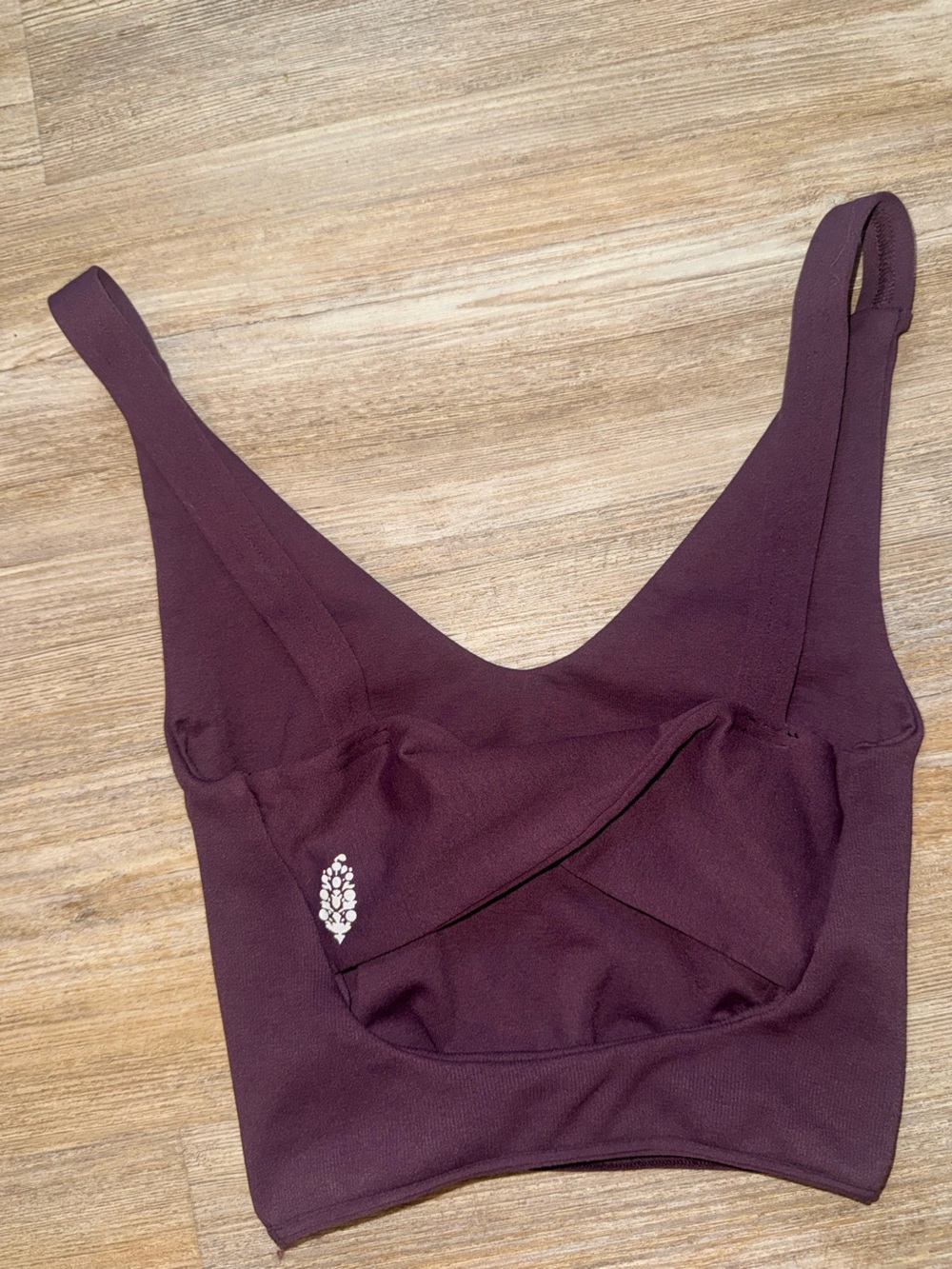 FP Movement Plum Scoop-Neck Cropped Tank